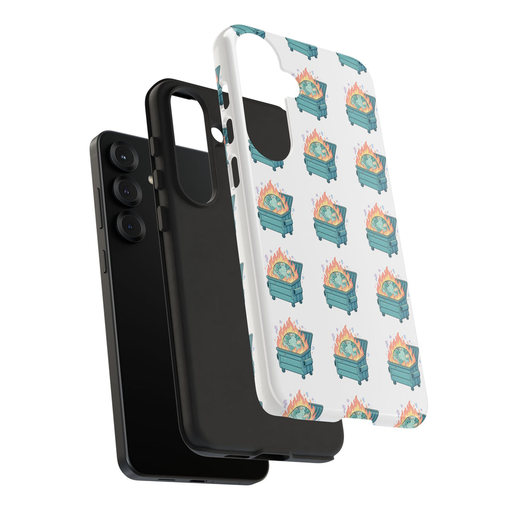 Dumpster Fire Pattern Phone Case