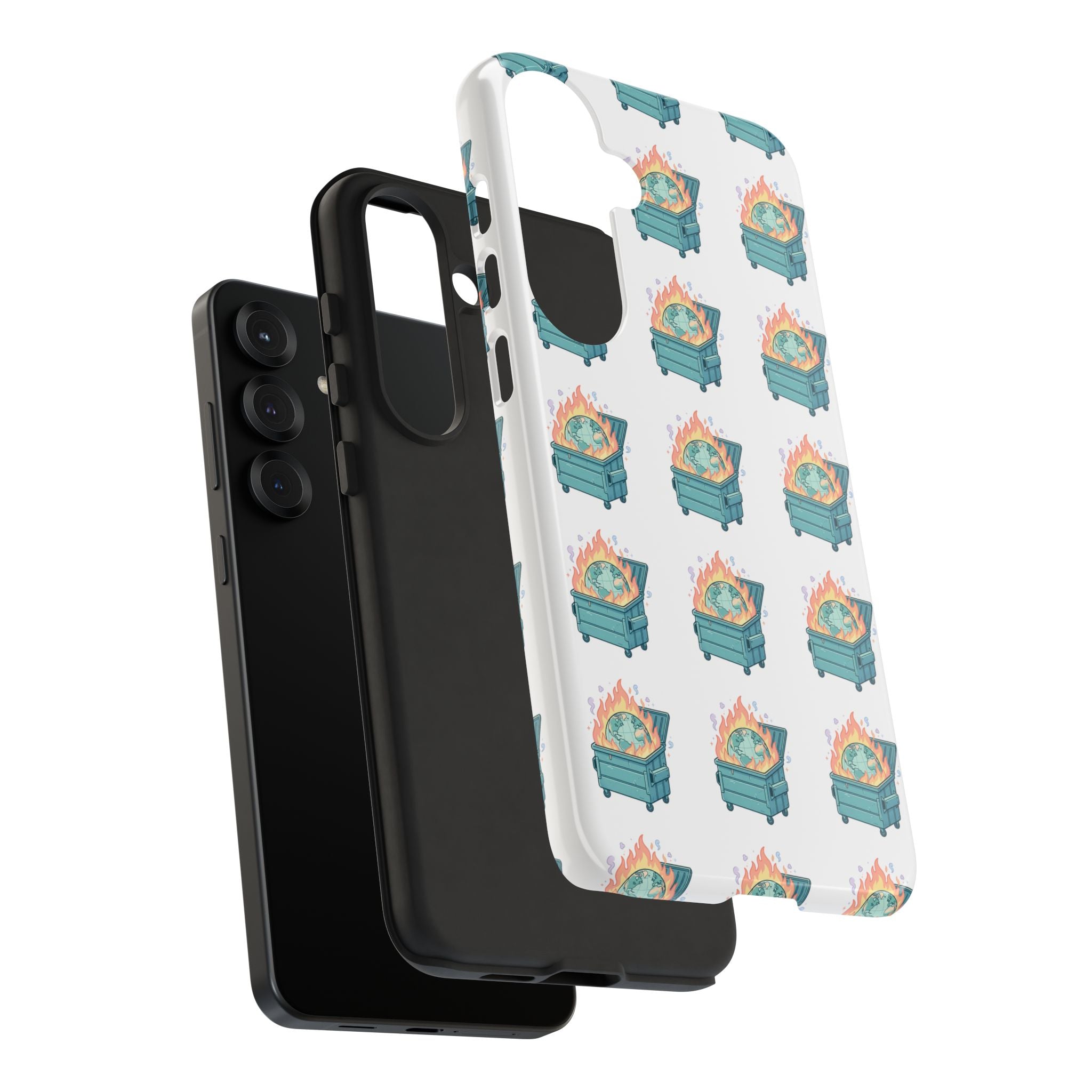 Dumpster Fire Pattern Phone Case