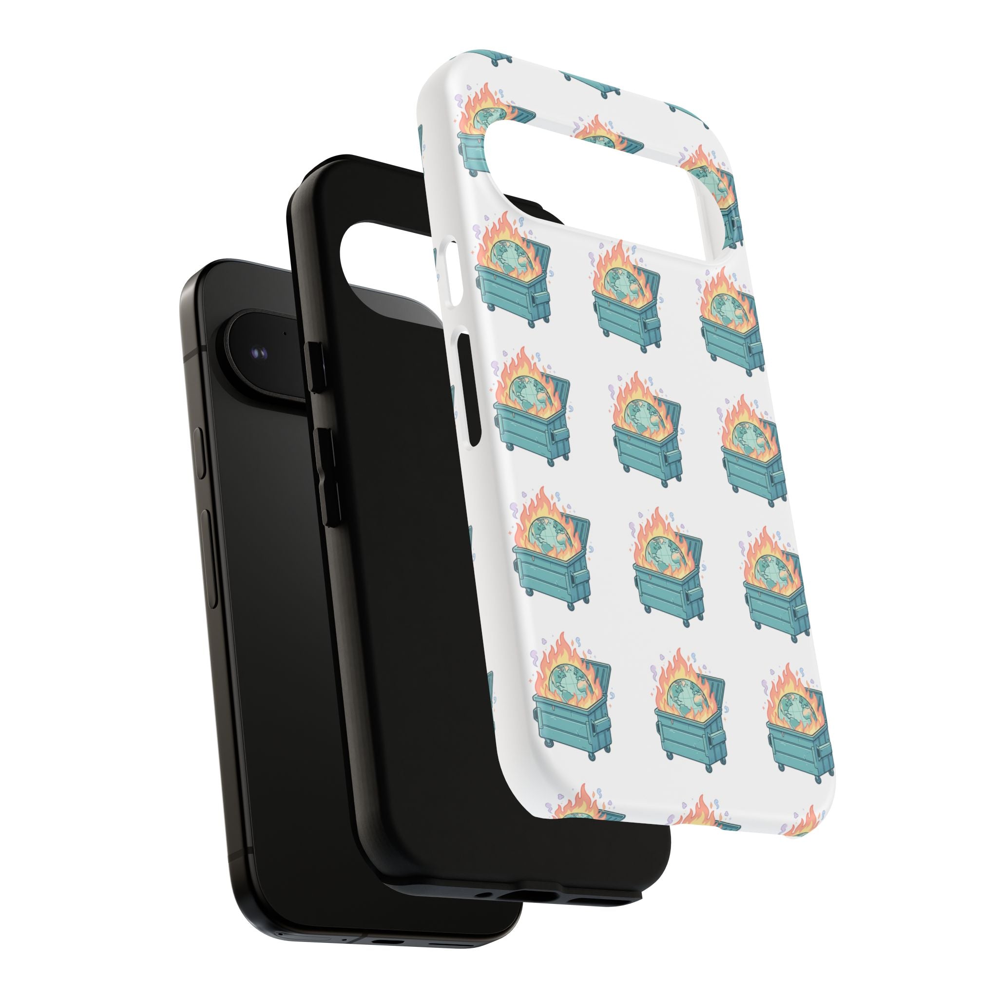 Dumpster Fire Pattern Phone Case