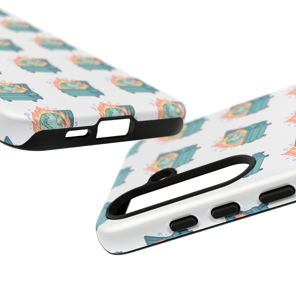 Dumpster Fire Pattern Phone Case