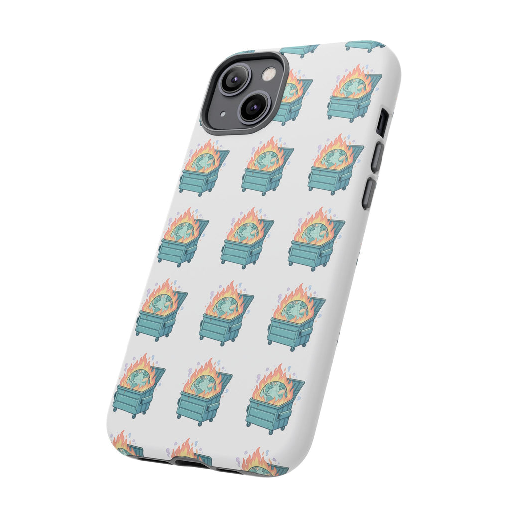 Dumpster Fire Pattern Phone Case
